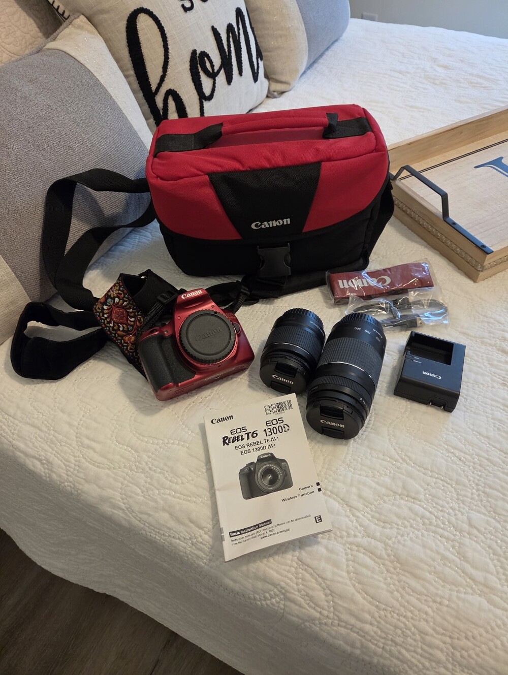 Cannon Rebel Camera With Extra Exstended Lense 325.